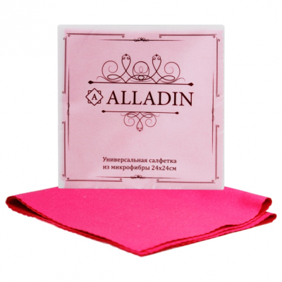 Универсальная салфетка из микрофибры АЛЛАДИН (24 х 24см) цвет фуксия